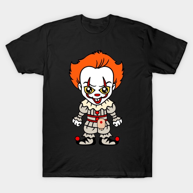 Creepy Clown with Ostomy T-Shirt by CaitlynConnor